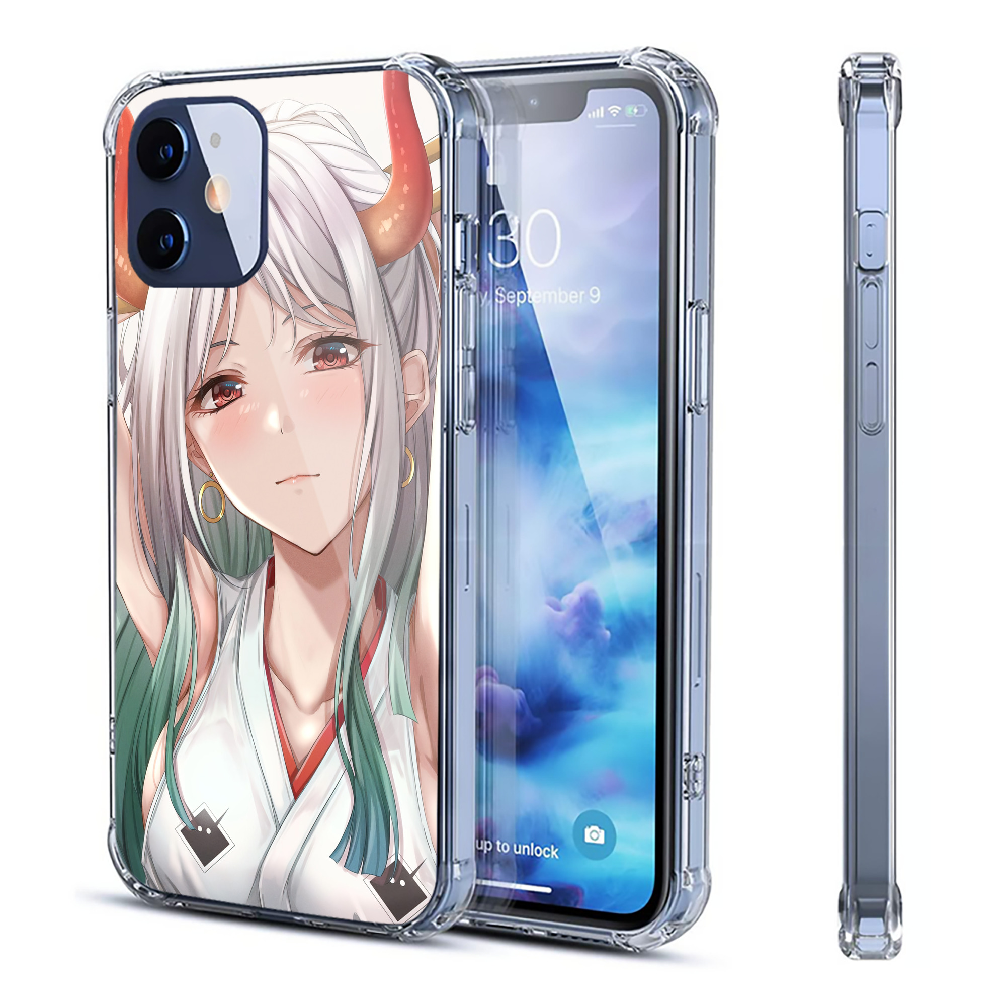 （画像用） ワンピース ONE PIECE 【iPhone 12シリーズ対応】透明スマホケース（クリアソフトケース）